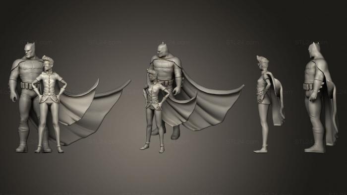 Статуэтки герои, монстры и демоны (Батробин, STKM_1806) 3D модель для ЧПУ станка